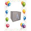 Decoratiune HDF- Set cuburi cu literere "BABY", 4 buc 30x30 cm, natur, DW27122