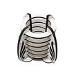 Suport birou HDF, mic, # 6x10 cm, alb, DW23006
