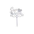 Topper PLEXI - "Casa de piatra" 20x14 cm, alb, DW24120