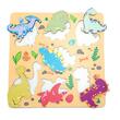 Puzzle HDF printat - DINOZAURI, 30X30 cm, 7 piese, DW25006