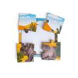 Puzzle HDF printat - Animale salbatice - Hipopotam, 10X10 cm, 4 piese, DW25017