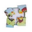 Puzzle HDF printat - Animale domestice - Gaina, 10X10 cm, 4 piese, DW25026