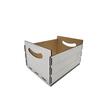 Cutie HDF - Cosulet simplu, alb, 19x14,5x11,5 cm, DW26002