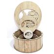 Pachet Paste - cutii HDF rotunde, natur, - 3 produse, PPCR-3