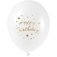BALOANE CU PRINT HAPPY BIRTHDAY 5/SET 222877