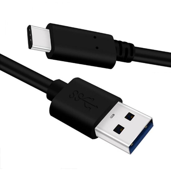CABLU USB 3.2 USB-A TO TYPE-C 3A 60W 5.0 GBPCS DATA TR. 1M NEGRU OUAC32B