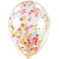 BALOANE CU CONFETTI COLORAT 5/SET 202688