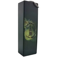 CUTIE CADOU VIN CU CAPAC, CARTON PRINTAT VERDE, C03 321E, 10x35x8,5 cm, DW21014