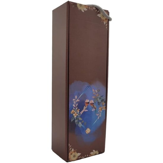 CUTIE CADOU VIN CU CAPAC, CARTON PRINTAT MARO, C03 321E, 10x35x8,5 cm, DW21018