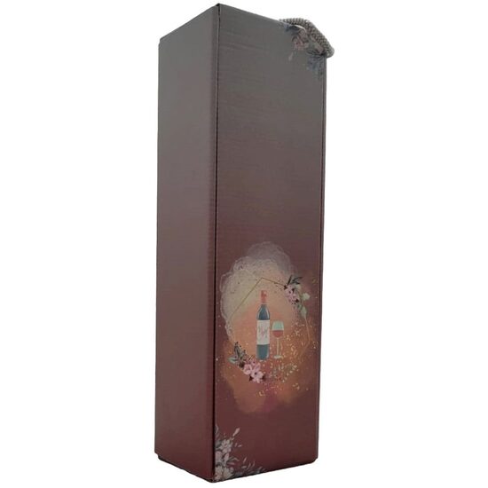 CUTIE CADOU VIN CU CAPAC, CARTON PRINTAT VISINIU, C03 321E, 10x35x8,5 cm, DW21017