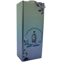 CUTIE CADOU WHISKY CU CAPAC,  CARTON PRINTAT ALBASTRU, C03 321E, 10x27x8,5 cm,  DW21030