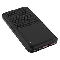 POWER BANK 10000MAH 20W PD/22.5 QC NEGRU  USB+USB-C PMPB10OP17B