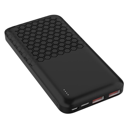 POWER BANK 10000MAH 20W PD/22.5 QC NEGRU  USB+USB-C PMPB10OP17B