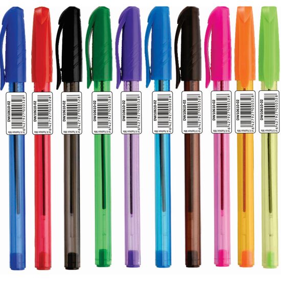 PIX TRI X FASHION 1.0 mm CUL. ASORTATE  10/SET DW10606-02