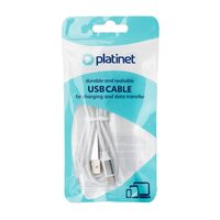CABLU USB-A TO USB-C PLATINET 18W 3A 1M LED NEGRU PSCA1LW