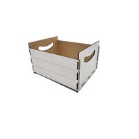 Cutie HDF - Cosulet simplu, alb, 19x14,5x11,5 cm, DW26002