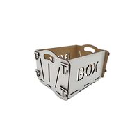 Cutie HDF - Cosulet BOX, alb, 19x15,5x11,5 cm, DW26001