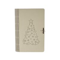 Cutie HDF - Carte + set mare 30 ornamente, crem, 20x13,5x5 cm, DW27004