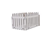 Cutie HDF - Cosulet gard, alb, 22,2x15x13 cm, DW26007
