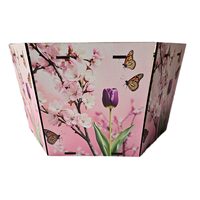 Cutie HDF printat - Cosulet hexagon,25 x25 x15 cm, roz, DW26033