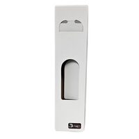 Cutie carton - 1 sticla vin cu maner, alb lucios, 9,5x36x9 cm, DW21036