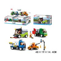 SET BLOCURI DE CONSTRUIT- SB, CITY, 136 PIESE, G135374