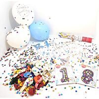 Pachet party "Happy Birthday", multicolor - 10 produse (243 piese), PPM10-243