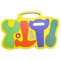 Puzzle HDF printat - Unelte, 26X16 cm, 13 piese, DW25011