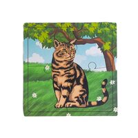 Puzzle HDF printat - Animale domestice - Pisica, 10X10 cm, 4 piese, DW25025