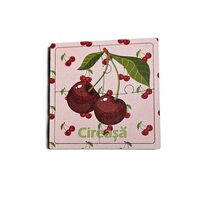 Puzzle HDF printat - Fructe - Cireasa, 10X10 cm, 4 piese, DW25032