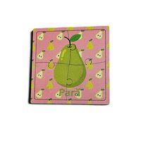 Puzzle HDF printat - Fructe - Para, 10X10 cm, 4 piese, DW25028