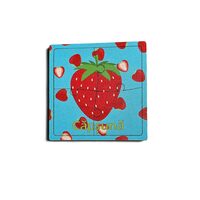 Puzzle HDF printat - Fructe - Capsuna, 10X10 cm, 4 piese, DW25031