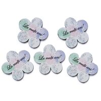 Topper HDF printat - FLOARE MIX "La multi aniI" 6 cm, multicolor, 6/set, DW24047