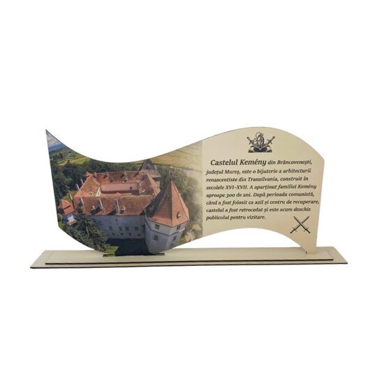Placheta HDF printat - PERSONALIZAT "Castelul KEMENY" DW28043