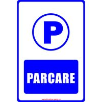 Semn indicator, autocolant printat - A5, PARCARE, 20x15 cm, 20x15 cm, DW22014