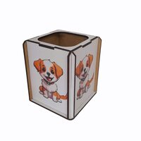 Suport birou HDF printat - Animalute - Catel,  9x9x10 cm,  DW23022