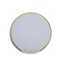 Disc HDF printat - "La multi ani!" 30 cm, alb, DW27145
