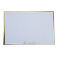 Planseta HDF printat - "La multi ani!" 20x30 cm, alb, DW27152