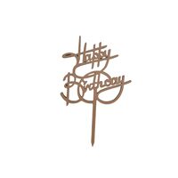 Topper HDF - "Happy Birthday"  DW24127