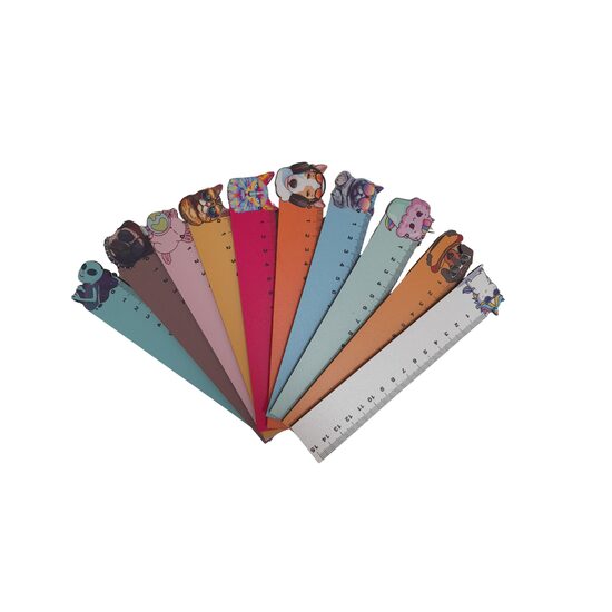 Liniar HDF printat - Animalute, 10 cm, color Mixt, DW23045