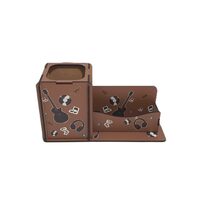 Suport birou HDF printat - 2 compartimente, Music, 21.3x8.45x11.4 cm, DW23050