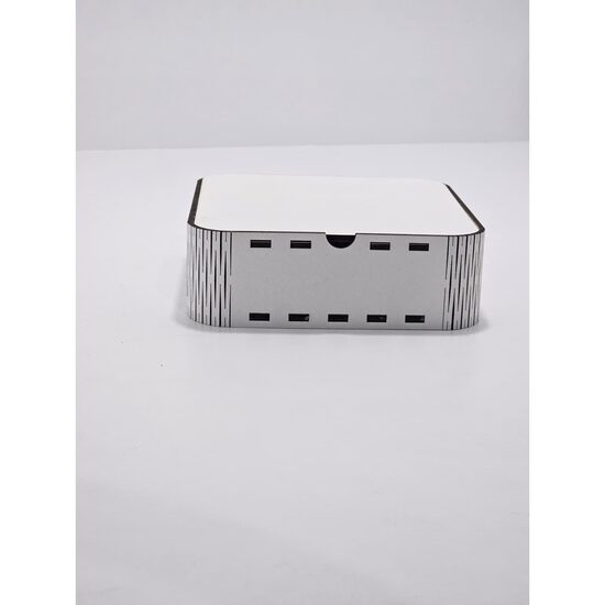 Cutie HDF - C3, patrata, 15x15x5 cm, alb,  DW26017