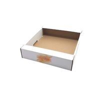 Cutie carton- Tavita, 21.5x24.5x4.5 cm, C03 E, alb lucios - PERSONALIZATA, DW21102