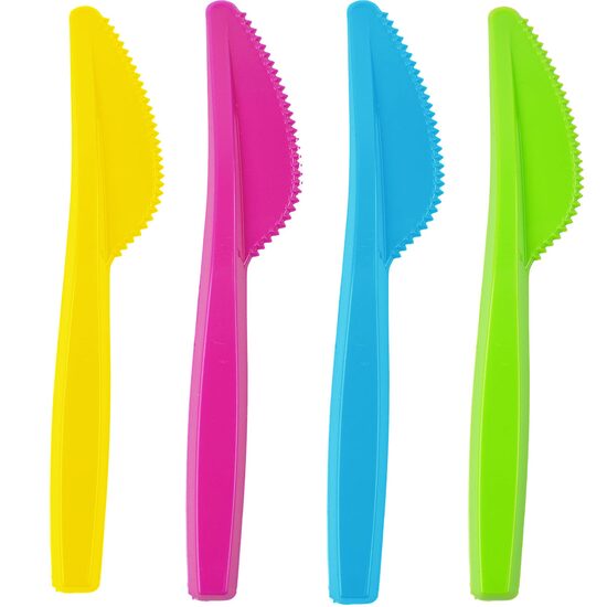 CUTITE PARTY PLASTIC COLOR 17 CM 6/SET 296607
