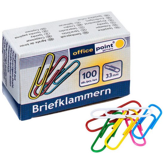 AGRAFE DE BIROU PLASTIFIATE 33 MM 100/SET 1463310-00