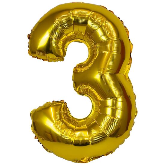 BALON CIFRA 3 FOLIE XXL 71CM 203902