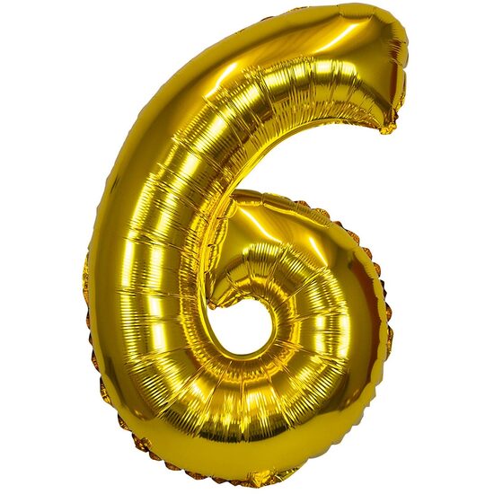 BALON FOLIE XXL 71 CM CIFRA "6" 203933