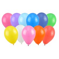 BALOANE 25 CM PASTEL MIX 10 CUL. 100/SET 074798