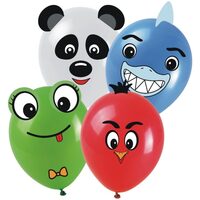 BALOANE CU STICKER 4/SET ANIMALUTE 279822