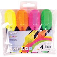 EVIDENTIATOR NEON 4/SET CULORI ASORTATE 270044